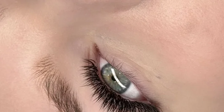 Úprava a barvení obočí, lash lifting i prodloužení řas metodou 2D