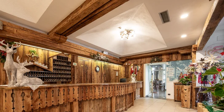 Zažijte zimní pohádku: 3* hotel v Dolomitech s polopenzí, 1,5 km od lanovky