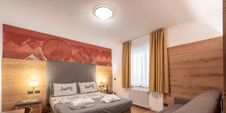 Zažijte zimní pohádku: 3* hotel v Dolomitech s polopenzí, 1,5 km od lanovky