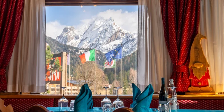 Zažijte zimní pohádku: 3* hotel v Dolomitech s polopenzí, 1,5 km od lanovky