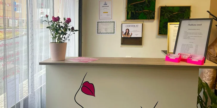 Až 1 000 Kč na jakékoliv služby v kosmetickém salonu: pedikúra, manikúra, řasy a obočí, masáže ad.