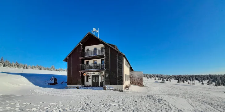 Aktivní dovolená přímo na hřebeni Krkonoš s polopenzí