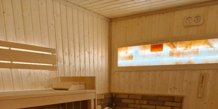 Relax ve finském stylu: neomezený vstup do sauny pro 2 i 4 osoby, pizza a nápoje