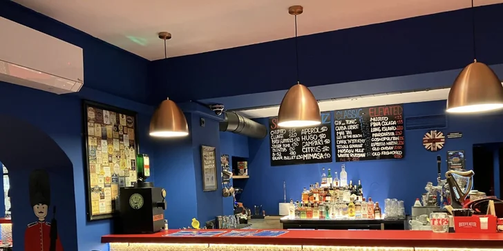 Burger nebo dvojitý burger s hranolky, žebra či fish and chips pro 1 i 2 osoby