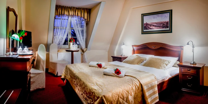 4* hotel se snídaní a možností sauny v historickém centru Wrocławi