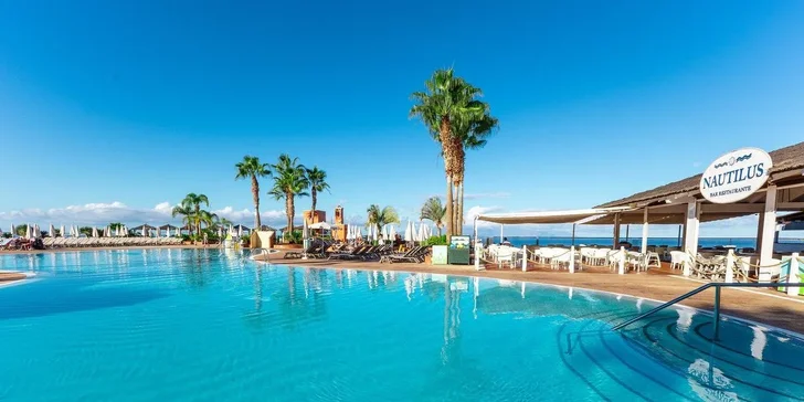Letecky na Tenerife: 4* hotel Landmar Costa Los Gigantes Family Resort, all inclusive, bazény i tobogán