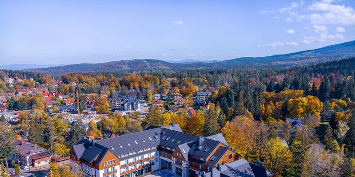 Moderní hotel ve Sklářské Porubě v polských Krkonoších: neomezený wellness a polopenze