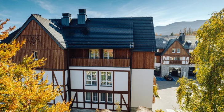 Moderní hotel ve Sklářské Porubě v polských Krkonoších: neomezený wellness a polopenze