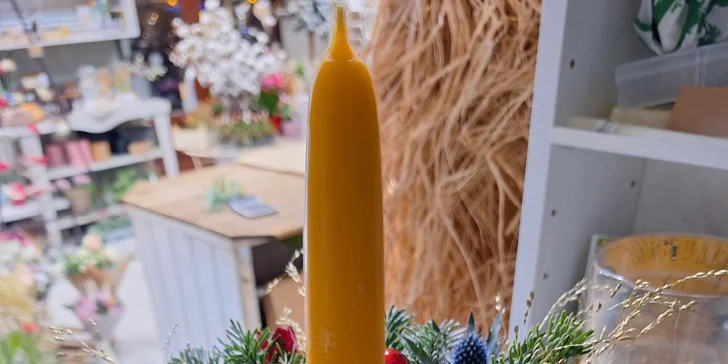 Připravte si vánoční výzdobu: workshop výroby adventních svícnů a věnců pro 1 až 2 osoby