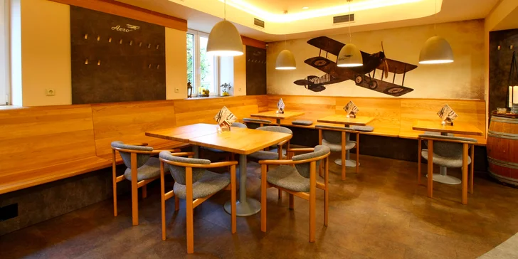 Voucher do restaurace s vlastním pivovarem a pivním wellness, 500–5000 Kč