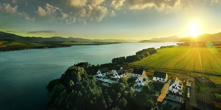 Resort u Liptovské Mary: moderní rodinné apartmány, pivní lázně, snídaně i polopenze