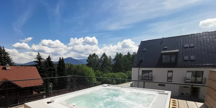 Resort u Liptovské Mary: moderní rodinné apartmány, pivní lázně, snídaně i polopenze