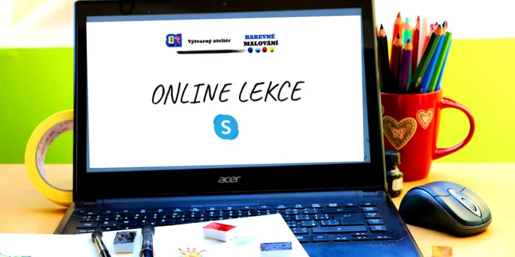 Relaxační malování pro ženy: individuální online kurz s arteterapeutickým přesahem