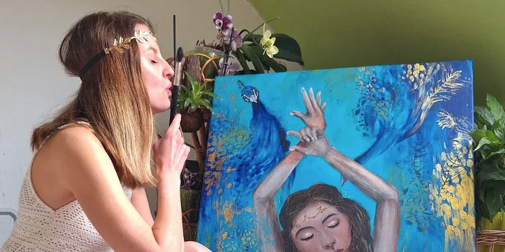 Relaxační malování pro ženy: individuální online kurz s arteterapeutickým přesahem