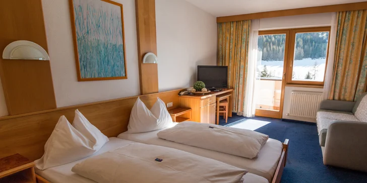 Tyrolské Alpy: 4* hotel u sjezdovky, polopenze, wellness a dětský program