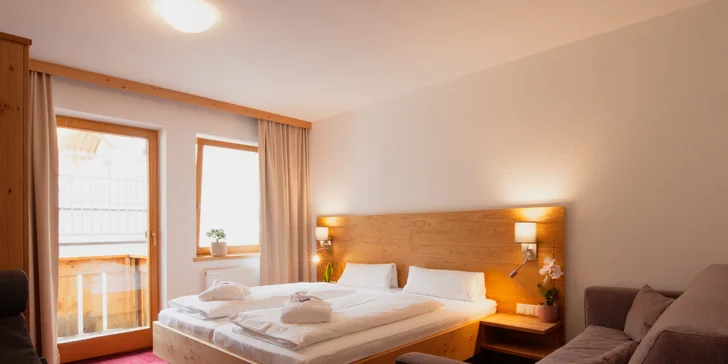 Tyrolské Alpy: 4* hotel u sjezdovky, polopenze, wellness a dětský program
