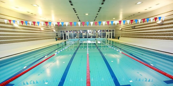 Vstup do bazénu Sportovního centra Nymburk - pět vstupů pro dva