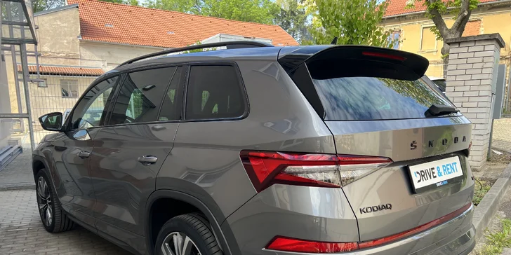 Zapůjčení vozů Škoda Octavia RS nebo Škoda Kodiaq RS na 24 hodin i na celý víkend