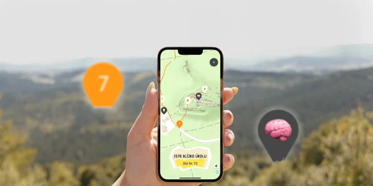 Až 5 dobrodružných tras v mobilní hře Weelet kdekoliv v ČR