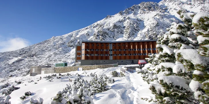 Nejvýše položený horský hotel pod Gerlachovským štítem: snídaně či polopenze i wellness s výhledem