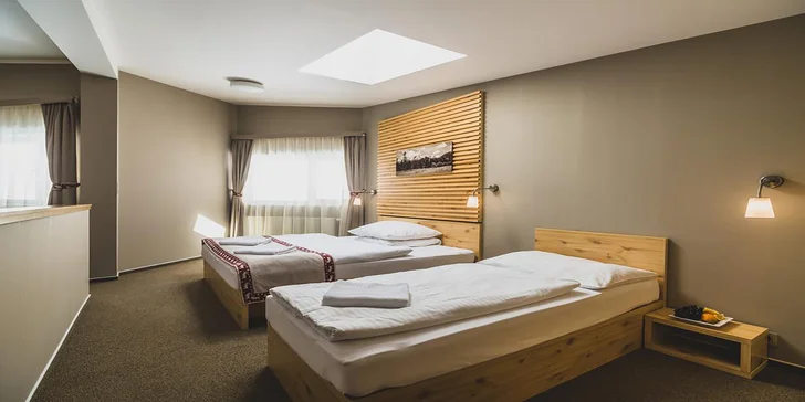 Nejvýše položený horský hotel pod Gerlachovským štítem: snídaně či polopenze i wellness s výhledem