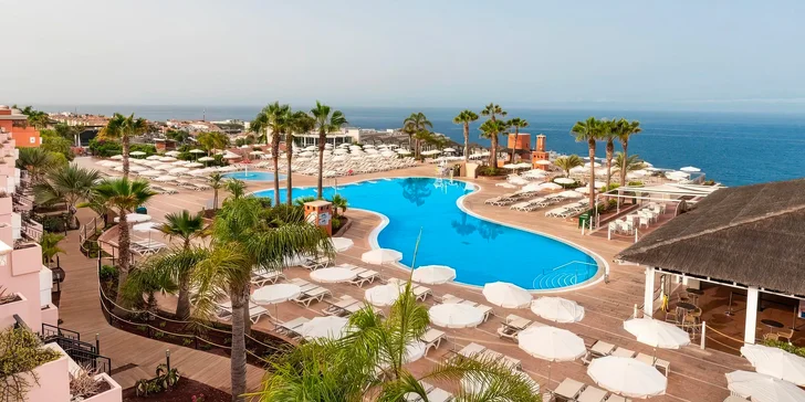 Letecky na Tenerife: 4* hotel Landmar Costa Los Gigantes Family Resort, all inclusive, bazény i tobogán