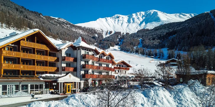 Tyrolské Alpy: 4* hotel u sjezdovky, polopenze, wellness a dětský program