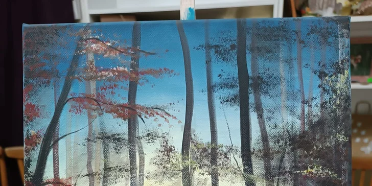Dárkový poukaz do ateliéru Kalachart: nákup obrazů a dekorací, autorské umění i kreativní kurzy