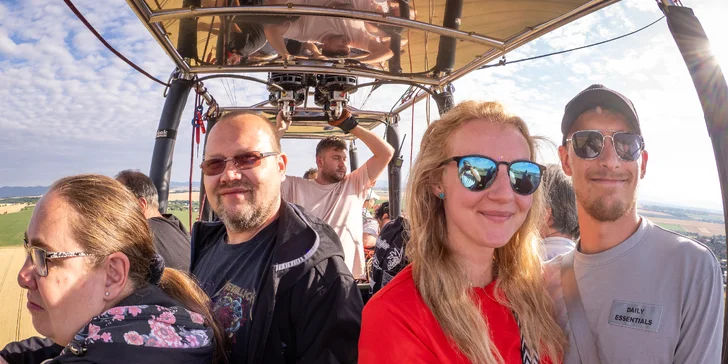 Za krásami Moravy a Vysočiny: veřejné i privátní lety balónem, pro 2–⁠⁠⁠⁠⁠⁠4 osoby
