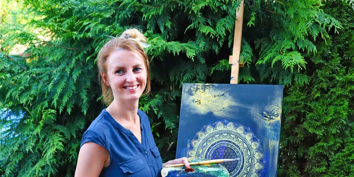 Relaxační malování pro ženy: individuální online kurz s arteterapeutickým přesahem
