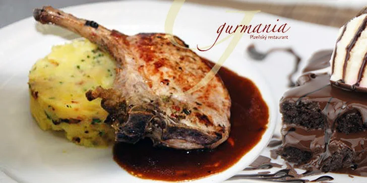 Podzimní menu pro dva v restaurantu Gurmania