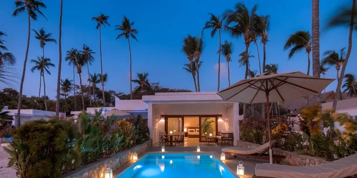 Zanzibar: hotel Diamonds Mapenzi Beach Club**** u pláže, all inclusive, bazény i let dreamlinerem