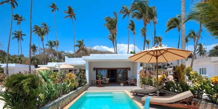 Zanzibar: hotel Diamonds Mapenzi Beach Club**** u pláže, all inclusive, bazény i let dreamlinerem