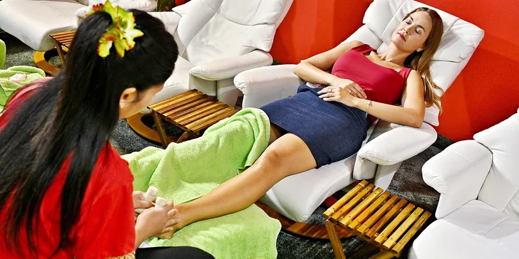 Thajská reflexní masáž nohou: 3 salony v centru Prahy, 30 až 60 minut relaxace