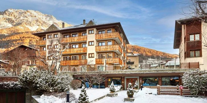 Italský alpský ráj Bormio: 4* hotel v centru a blízko lanovky, strava i privátní wellness