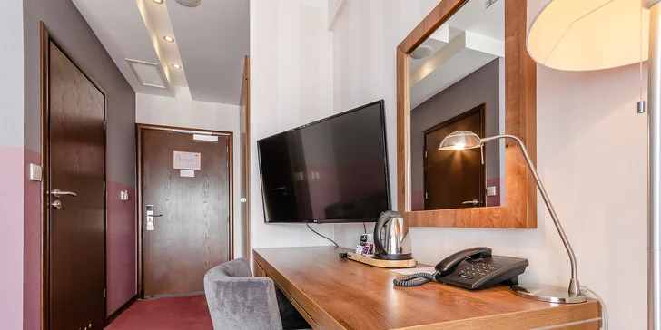 4* hotel v Krakově se stravou, wellness a možností vstupu do sousedního aquaparku