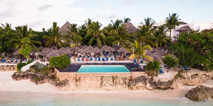 Dovolená na Zanzibaru: 4* hotel na pláži, all inclusive, bazény i letenky