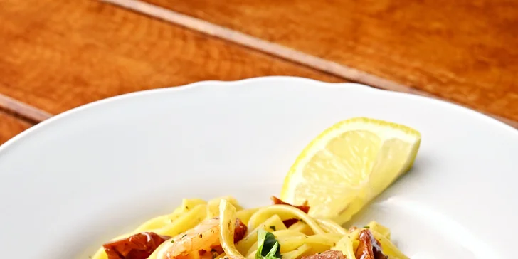 Zažijte chutě Itálie: 4chodové menu pro 1 či 2 osoby, vč. polévky, těstovin i tiramisu