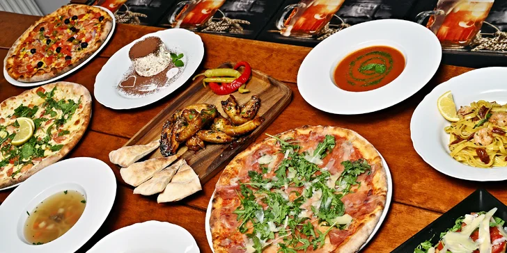 Ochutnejte Itálii: otevřené vouchery na 300, 500 a 1000 Kč do pizzerie u Průhonic