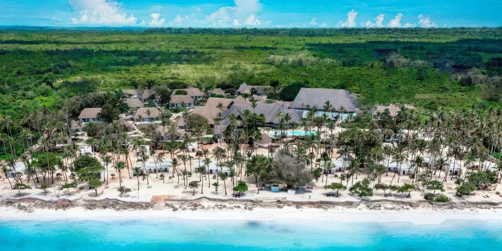 Zanzibar: hotel Diamonds Mapenzi Beach Club**** u pláže, all inclusive, bazény i let dreamlinerem