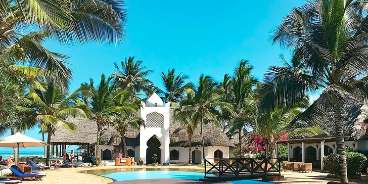 Letecky Zanzibar: let dreamlinerem, hotel Sultan Sands Island Resort**** s all inclusive, bazén i pláž