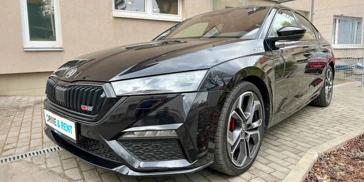 Zapůjčení vozů Škoda Octavia RS nebo Škoda Kodiaq RS na 24 hodin i na celý víkend