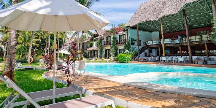 Dovolená na Zanzibaru: 4* hotel na pláži, all inclusive, bazény i letenky