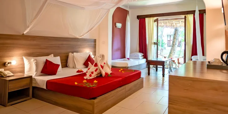 Dovolená na Zanzibaru: 4* hotel na pláži, all inclusive, bazény i letenky