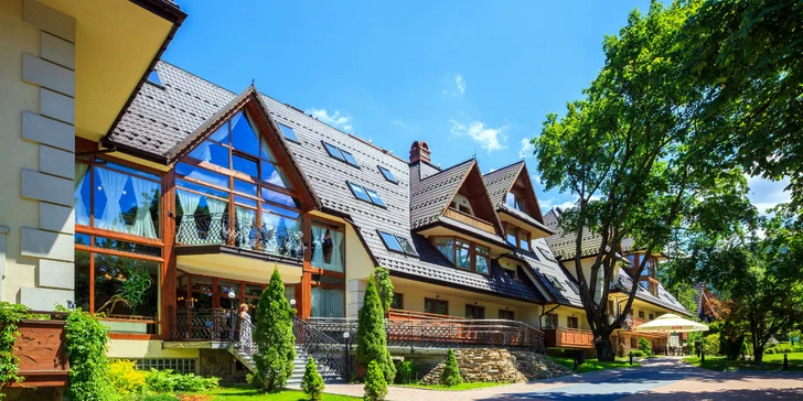 Rodinná pohoda v Zakopaném: 4* hotel s neomezeným wellness v přírodě i blízko centra
