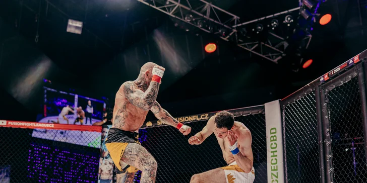 Vstupenka na jubilejní galavečer Fusion 30 v Plzni: MMA, fusion i bare knuckle v oktagonu