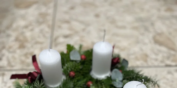 Workshop výroby závěsného vánočního či adventního věnce vč. občerstvení