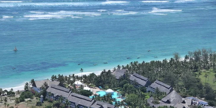 Dovolená v Keni: 4* hotel přímo u pláže, all inclusive, bazény, sportovní aktivity i let