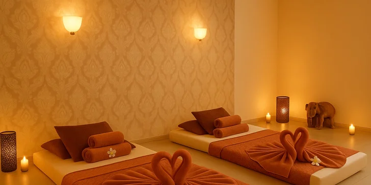 Dopřejte si relax ve dvou: thajská tradiční párová masáž v délce 60, 90 nebo 120 min.