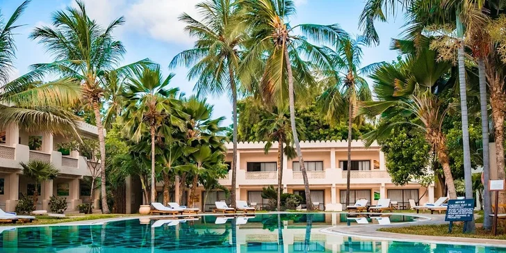 Poznejte Keňu: 4* hotel Diamonds Malindi přímo u pláže, vč. all inclusive a letenek